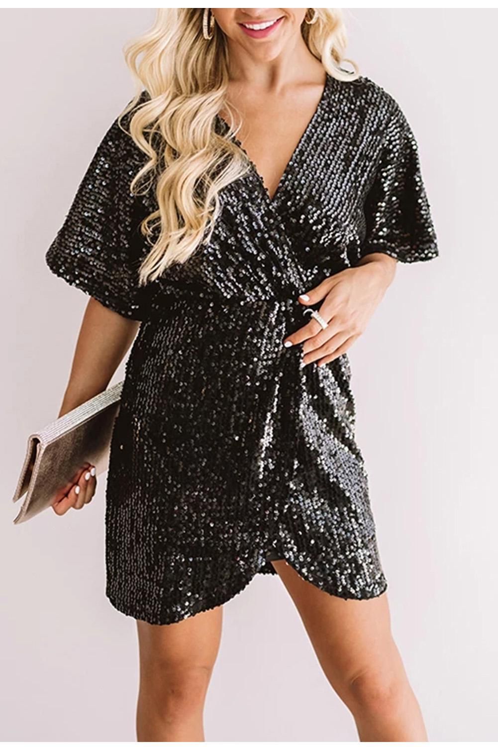 Fancy Flirtation Sequin Dress