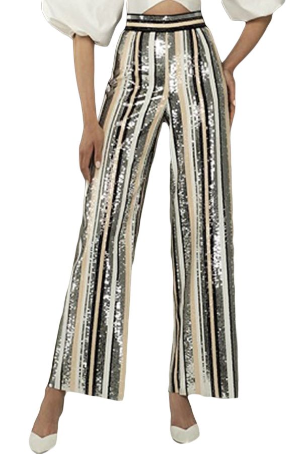 Sequined Evening Party Club Pants