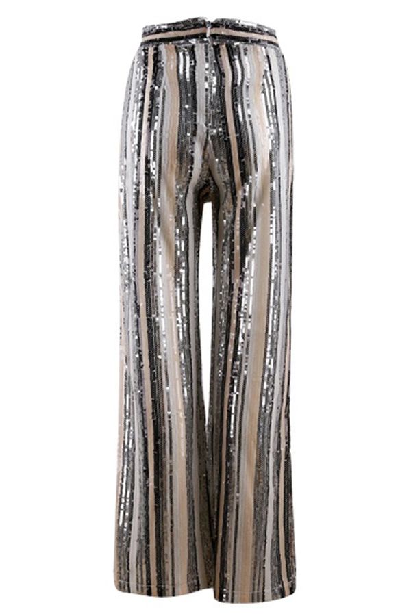 Sequined Evening Party Club Pants